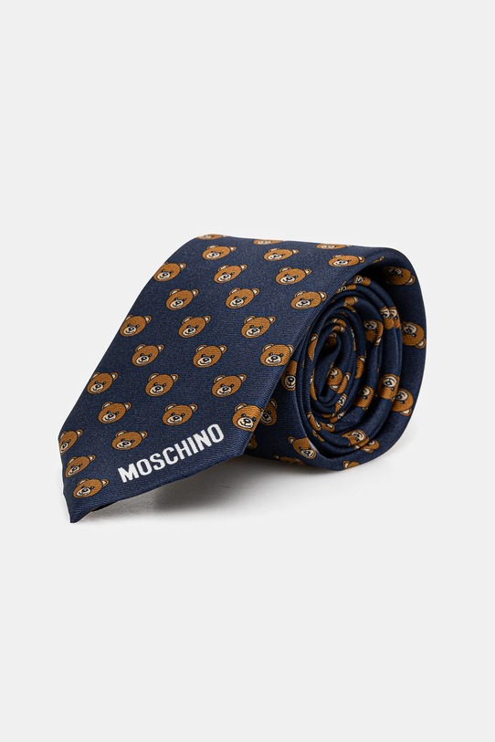 Moschino cravata de matase bleumarin M5260.55059