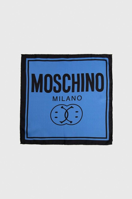 Αξεσουάρ Μεταξωτό μαντήλι τσέπης Moschino x Smiley M5690.50209 μπλε