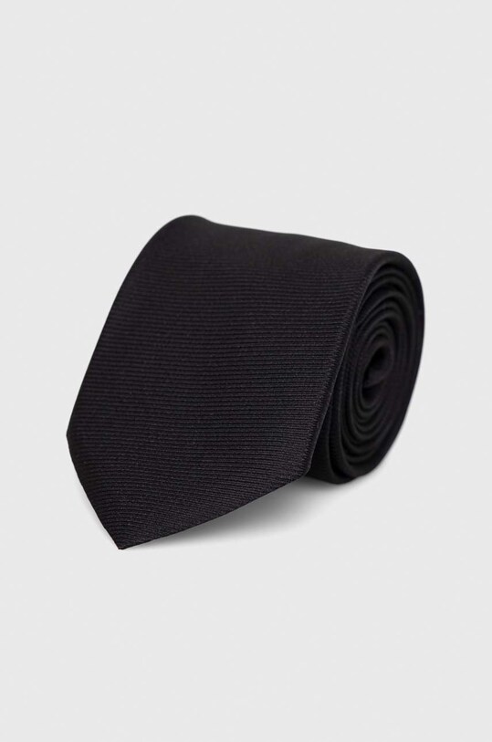 Moschino krawat jedwabny M5347.55060 czarny SS25
