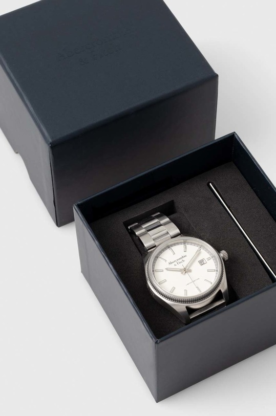 Accesorii Abercrombie & Fitch ceas Limited Edition KI112.3082.100 argintiu