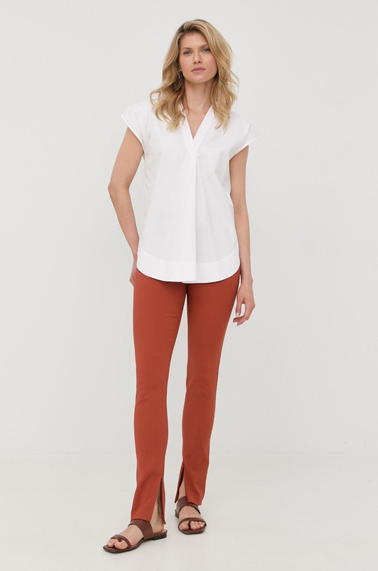 Tiger Of Sweden bluza din bumbac S70412012 alb AW22