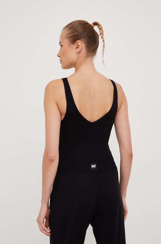 Odzież Dkny top z domieszką wełny DP2T8443 czarny