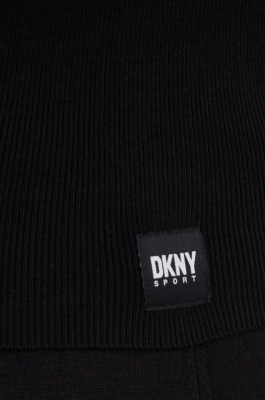 Dkny top z domieszką wełny DP2T8443 czarny