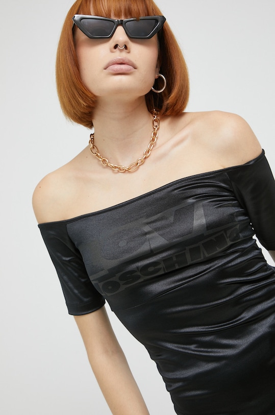 Love Moschino t-shirt czarny W.4.H71.01.E.2376