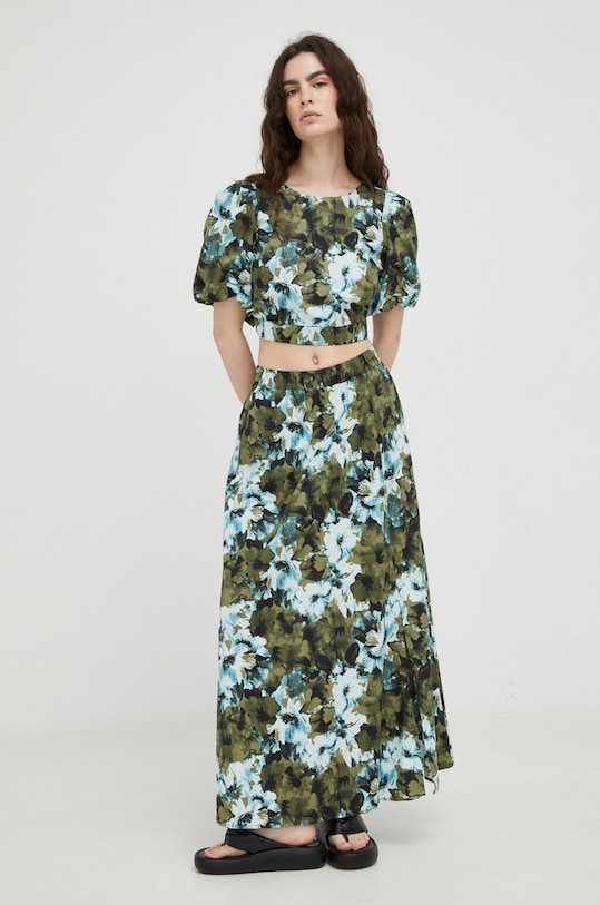 Bombažna bluza Gestuz 10906276 pisana AW22