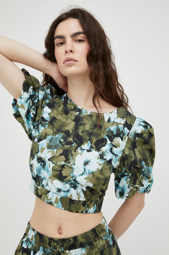 Bombažna bluza Gestuz pisana 10906276