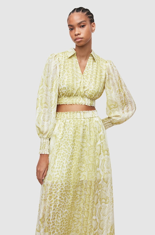 Блузка AllSaints длинный мультиколор WM215W
