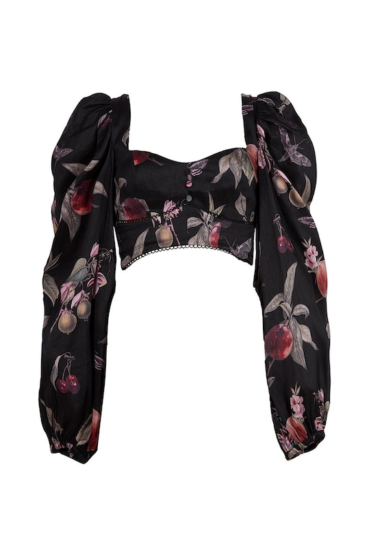 AllSaints bluza din in WM220W negru