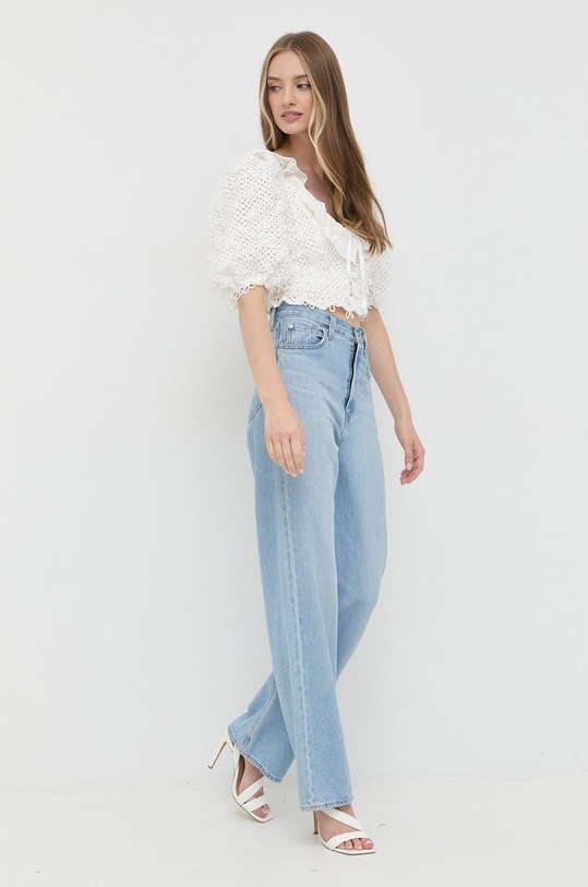 For Love & Lemons bluzka CT1855.SU22 biały AW22