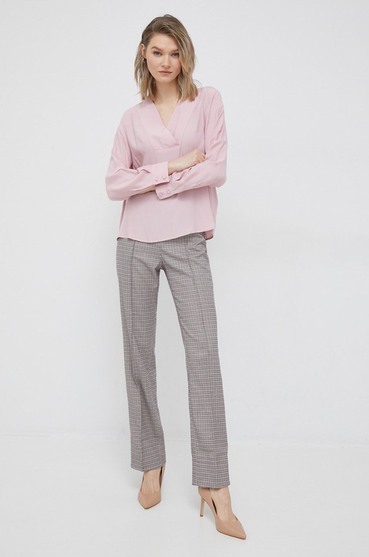 Bluza Sisley 56ICLQ02O.223 roza AW22