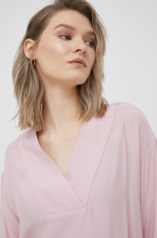 Bluza Sisley roza 56ICLQ02O.223