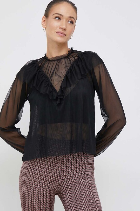Sisley bluza uni negru 5T22LQ02Z.100