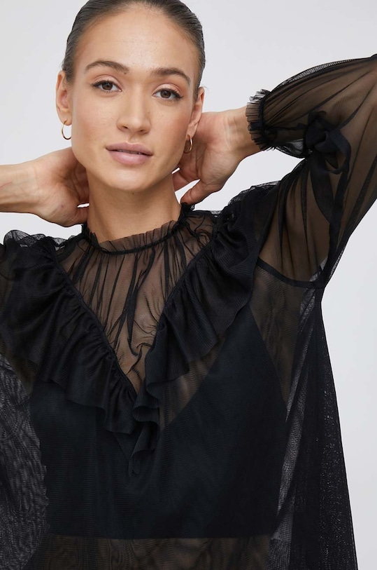 Sisley bluzka czarny 5T22LQ02Z.100