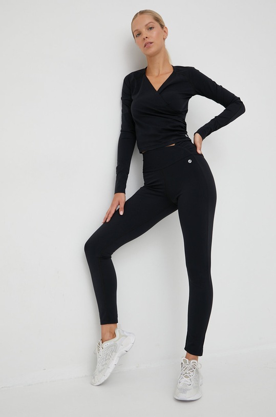 Deha longsleeve B74432.10009 czarny AW22