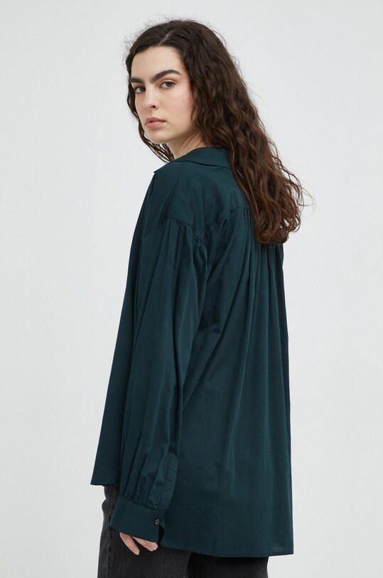 Одежда Хлопковая блузка Marc O'Polo 209093442511 зелёный