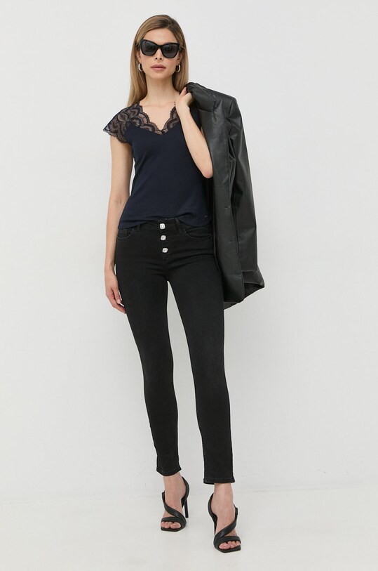 Блузка Morgan DELO.MARINE темно-синій AW23