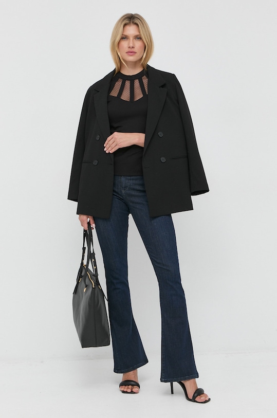 Μπλουζάκι Morgan DEMANE DEMANE.NOIR μαύρο AW22