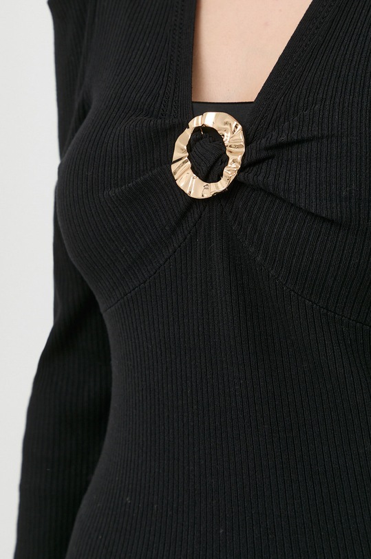 Majica dugih rukava Morgan MATI.NOIR crna