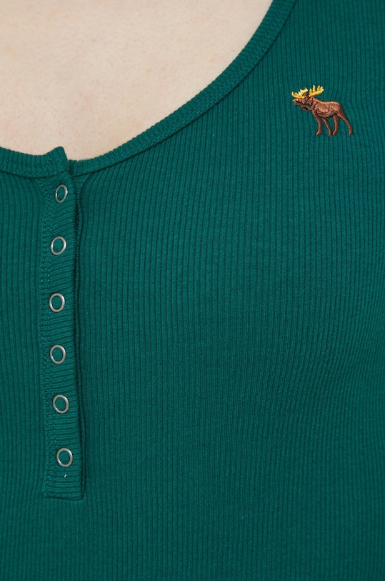 Majica kratkih rukava Abercrombie & Fitch KI139.2624.300 zelena