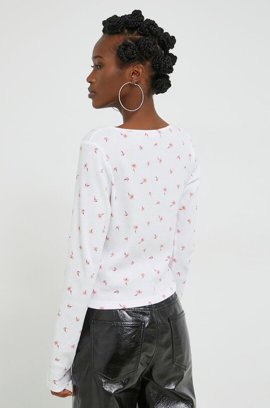 Odzież Hollister Co. longsleeve KI339.3140.128 biały