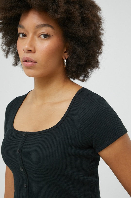 Hollister Co. t-shirt KI339.3158.900 czarny AW22