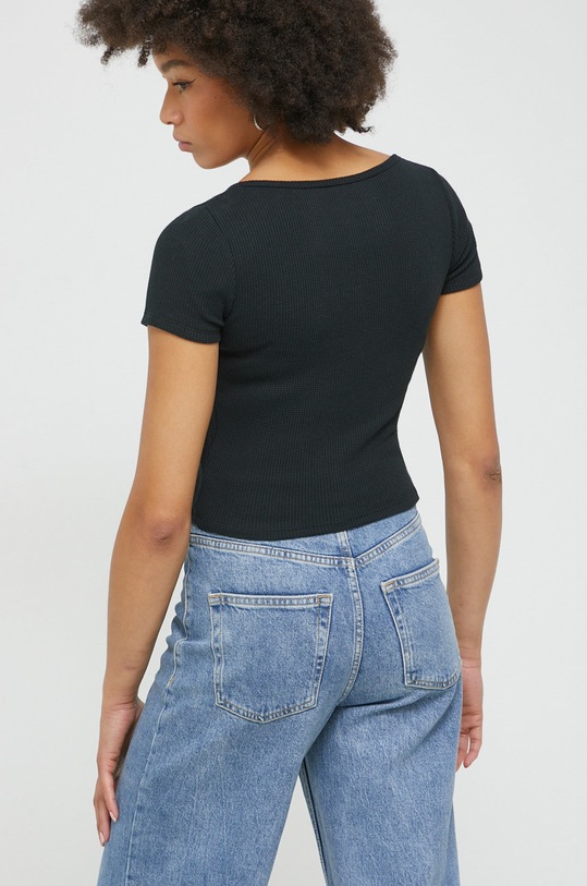 Odzież Hollister Co. t-shirt KI339.3158.900 czarny