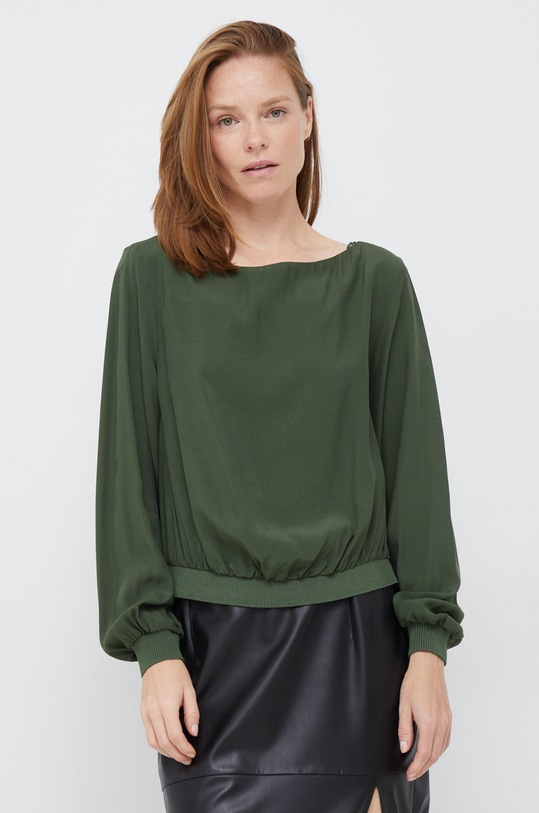 Sisley bluzka casual zielony 5B5FLQ023.22M