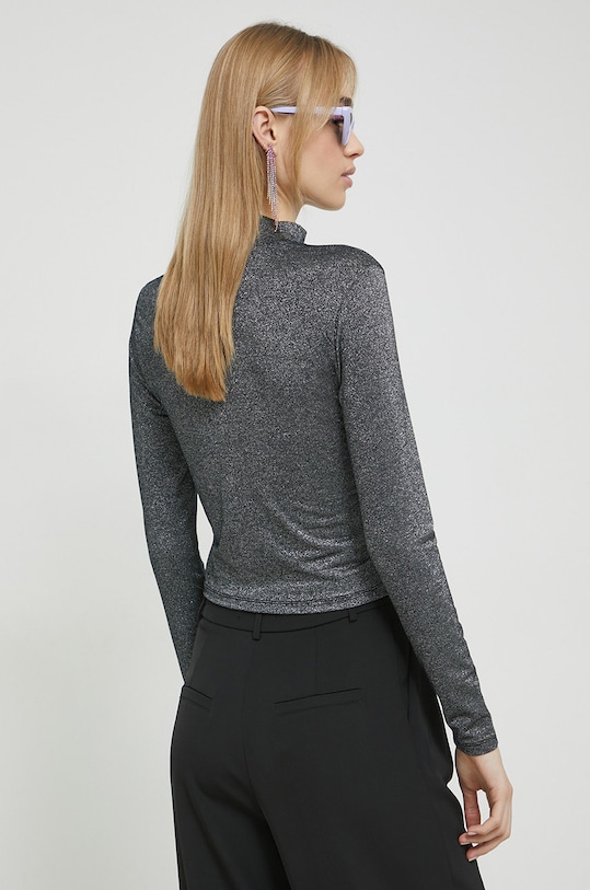 Abercrombie & Fitch longsleeve KI139.2704.900 srebrny AW22