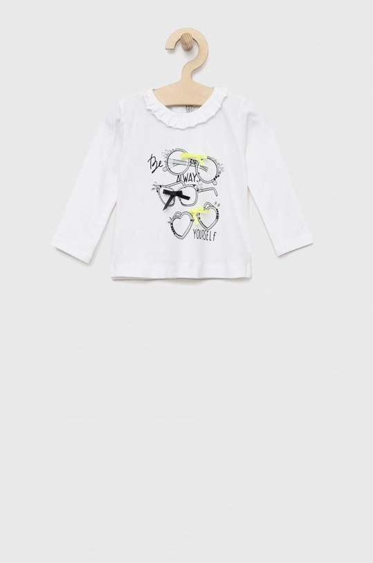 Birba&Trybeyond longsleeve niemowlęcy aplikacja biały 999.54075.00.