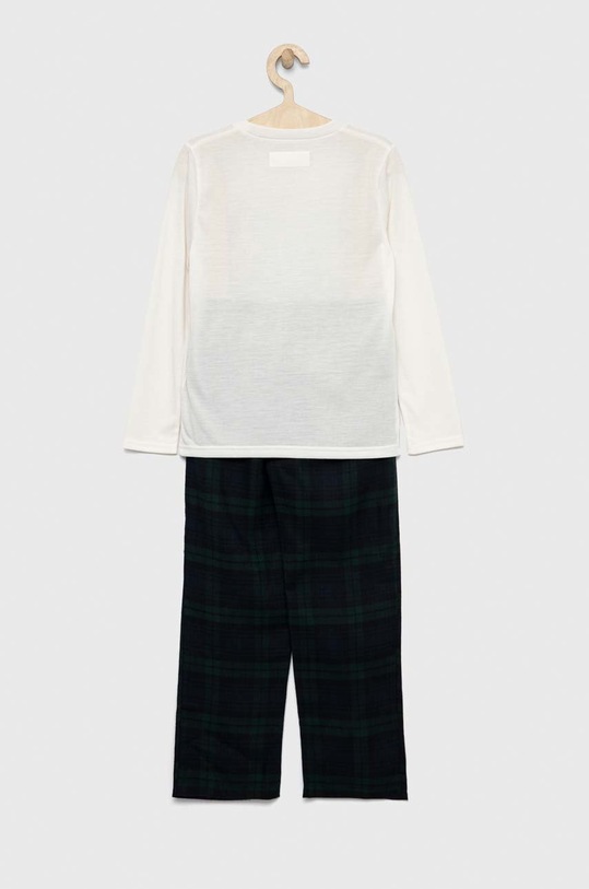 Otroška pižama Abercrombie & Fitch KI213.2290 zelena AW22