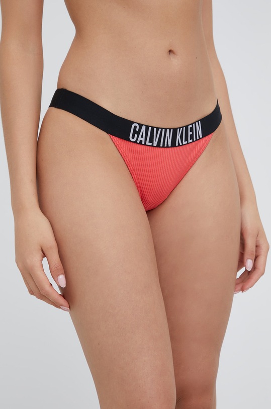 Plavkové kalhotky Calvin Klein spodní oranžová KW0KW01903.9BYY