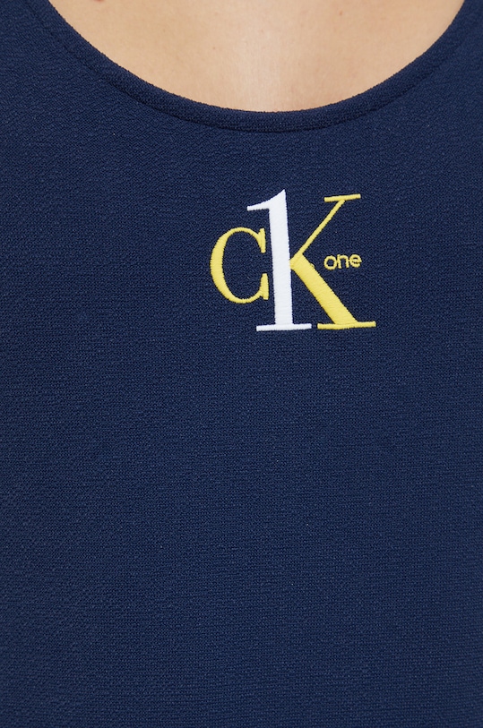 Calvin Klein jednoczęściowy strój kąpielowy KW0KW01909.9BYY granatowy