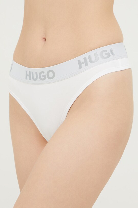 HUGO stringi 50469651 dzianina biały 50469651