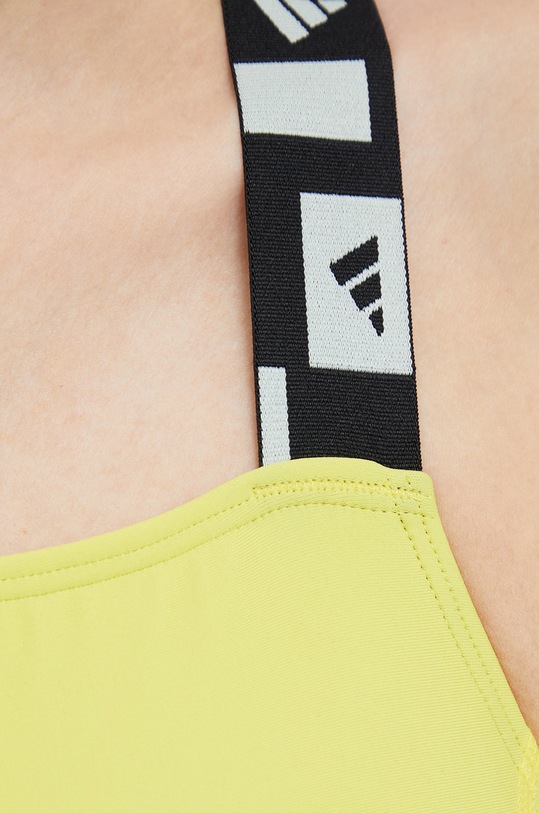 adidas Performance costum de baie dintr-o bucată Tape galben HD0876