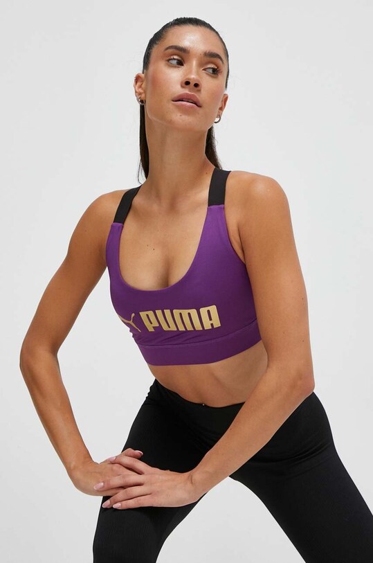 Športová podprsenka Puma Fit fialová 522192