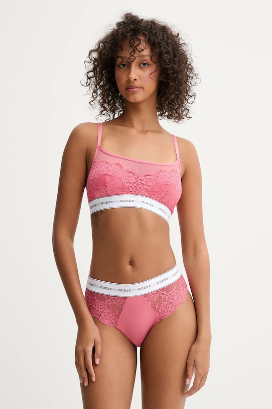 Бюстгальтер Guess O2BC07.KBBT0 розовый AW25