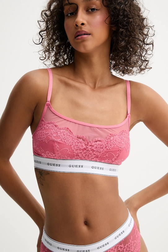 Бюстгальтер Guess розовый O2BC07.KBBT0