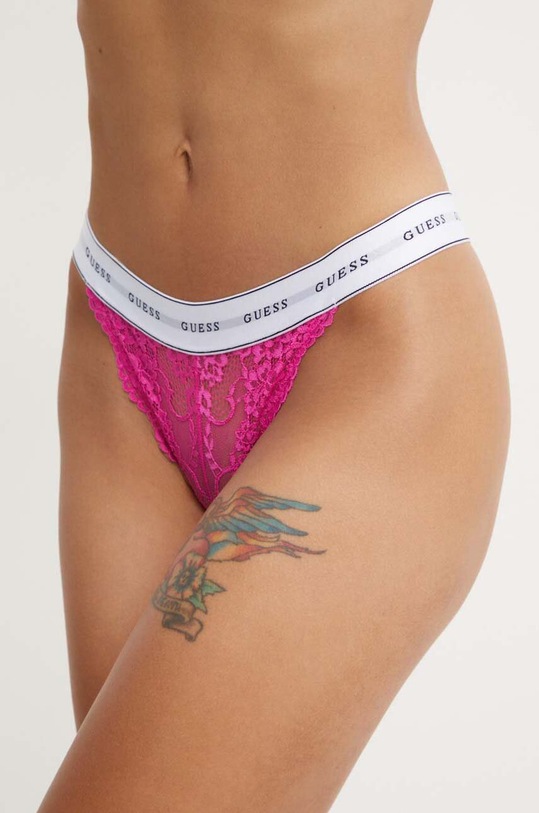 Guess figi BELLE wzorzyste różowy O97E01.KBBT0