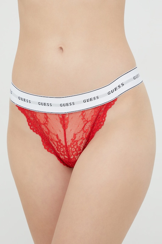 Трусы Guess BELLE кружево красный O97E01.KBBT0