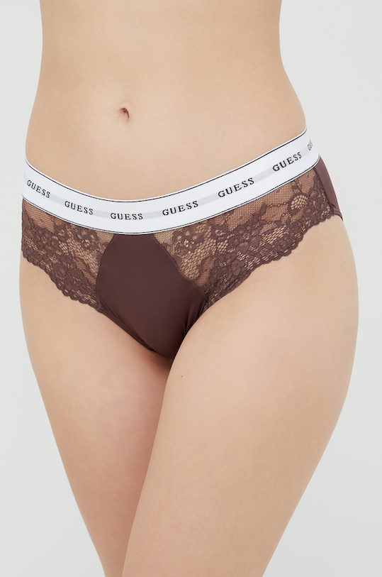 Gaćice Guess pletivo ljubičasta O2BE08.KBBT0