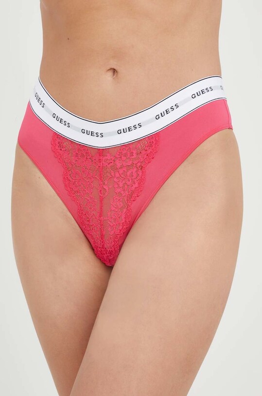 Стринги Guess кружево розовый O2BE00.KBBT0