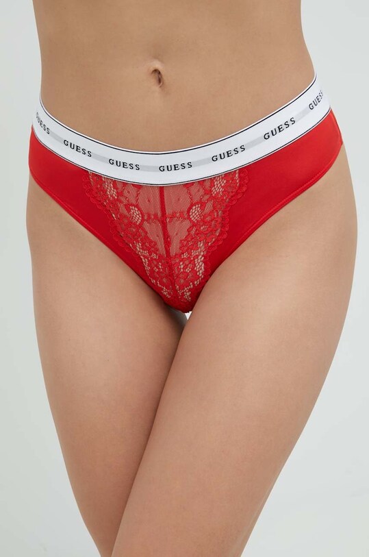 Guess stringi BELLE dzianina czerwony O2BE00.KBBT0