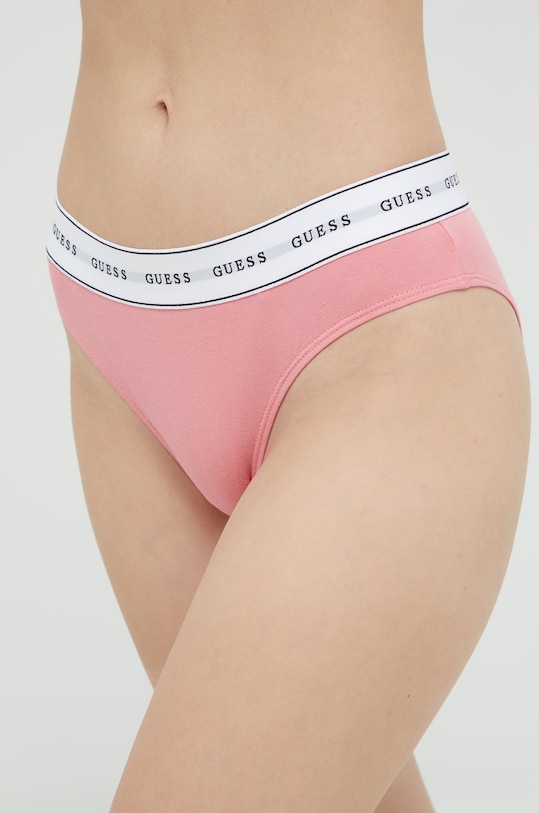 Трусы Guess трикотаж розовый O97E02.KBBU1