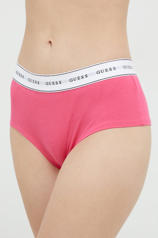 Трусы Guess трикотаж розовый O97E03.KBBU1