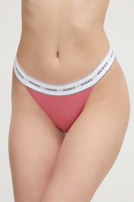 Guess brazyliany CARRIE nadruk różowy O2BE04.KBBU1