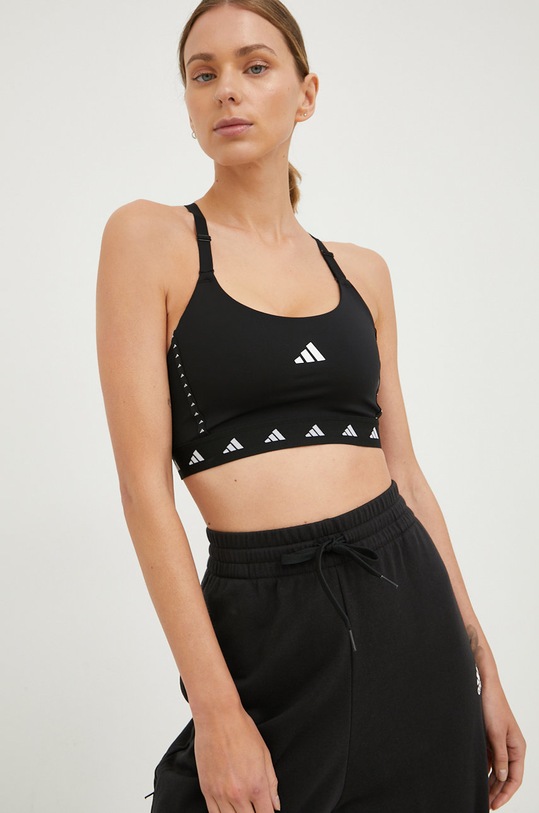 Спортен сутиен adidas Performance Aeri без банели черен HN7242