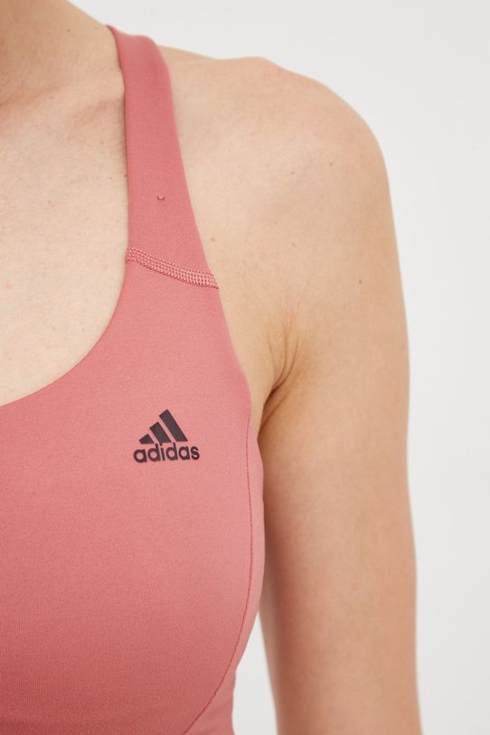 Podprsenka na jogu adidas Performance Coreflow HL8564 ružová