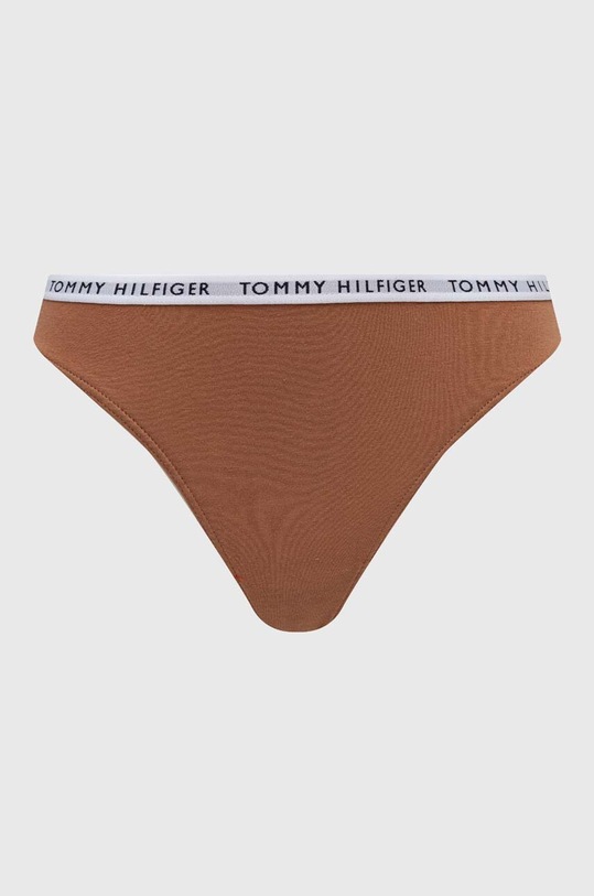 Tommy Hilfiger stringi 3-pack UW0UW02829.9BYY beżowy AW22