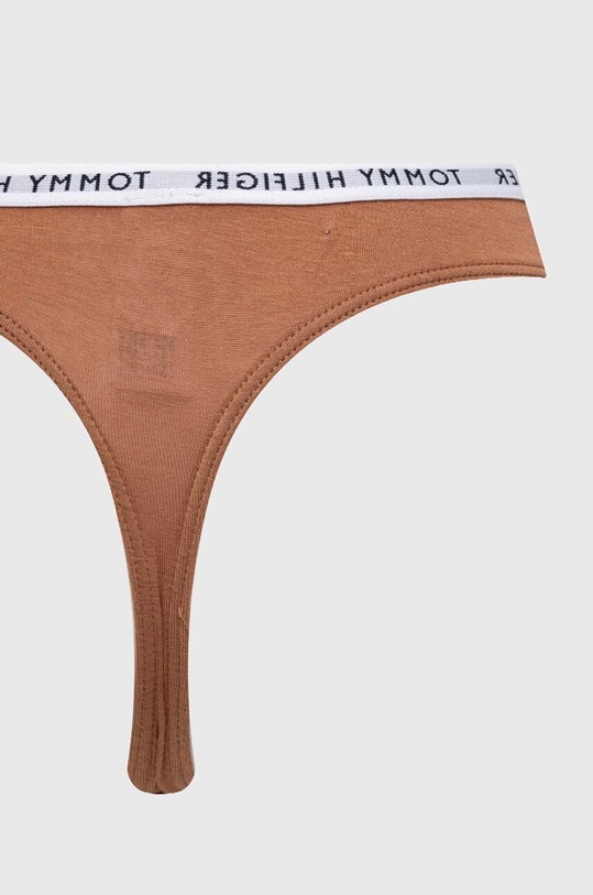 Tommy Hilfiger stringi 3-pack UW0UW02829.9BYY beżowy