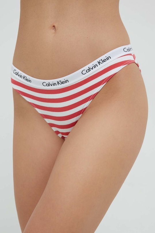 Calvin Klein Underwear bugyi sima piros 0000D1618E.9BYY